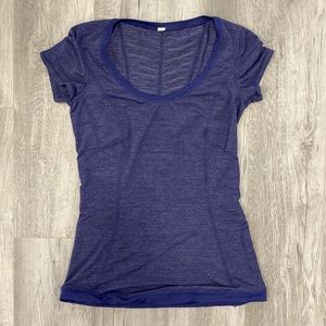 Lululemon Personal Best Willpower Tech Short Sleeve Ruched Scoop Shirt - 2